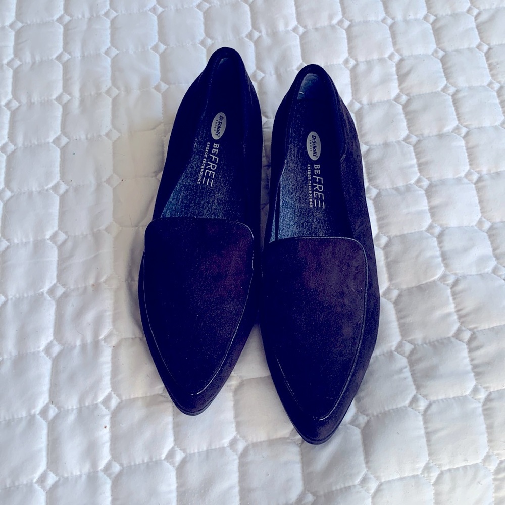 Dr Scholls black loafers